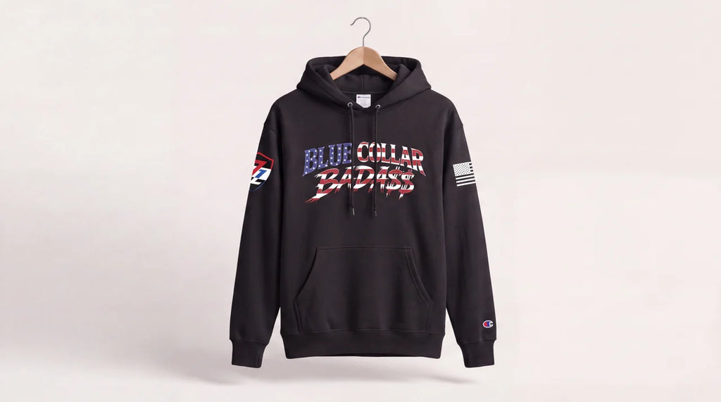 Blue Collar Bada$$ Official Hoodie