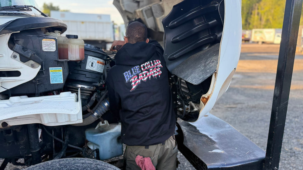 Blue Collar Bada$$ Official Hoodie