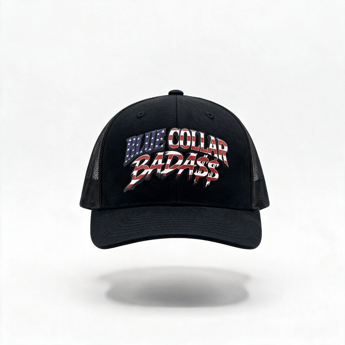 Blue Collar Bada$$ Hat - Detail View