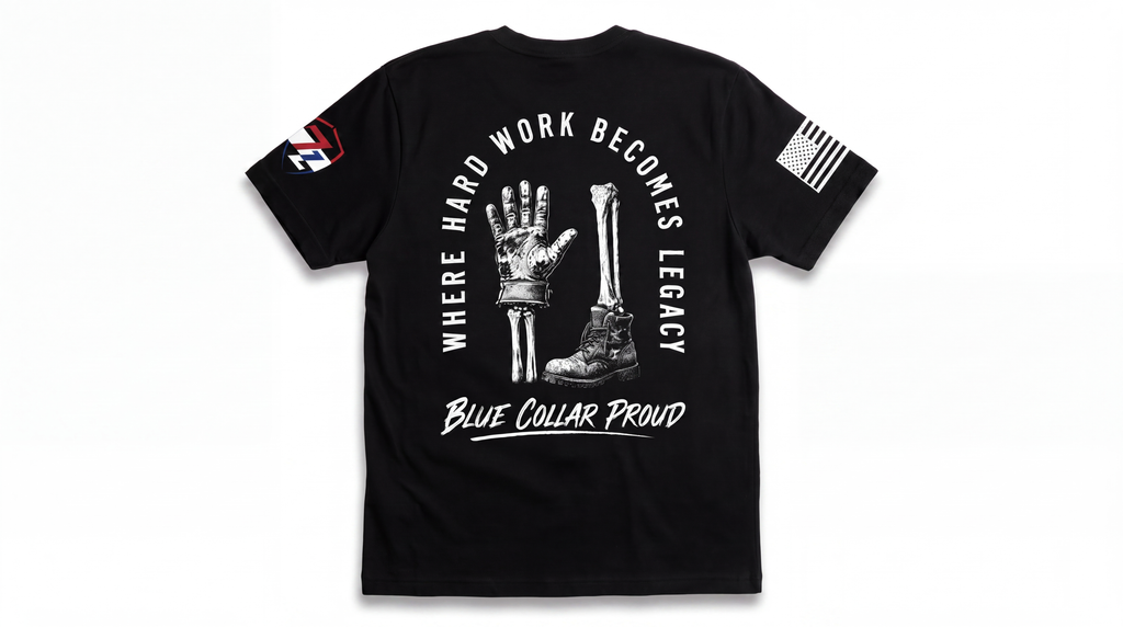 Work Hard Rest Easy Shirt - Back