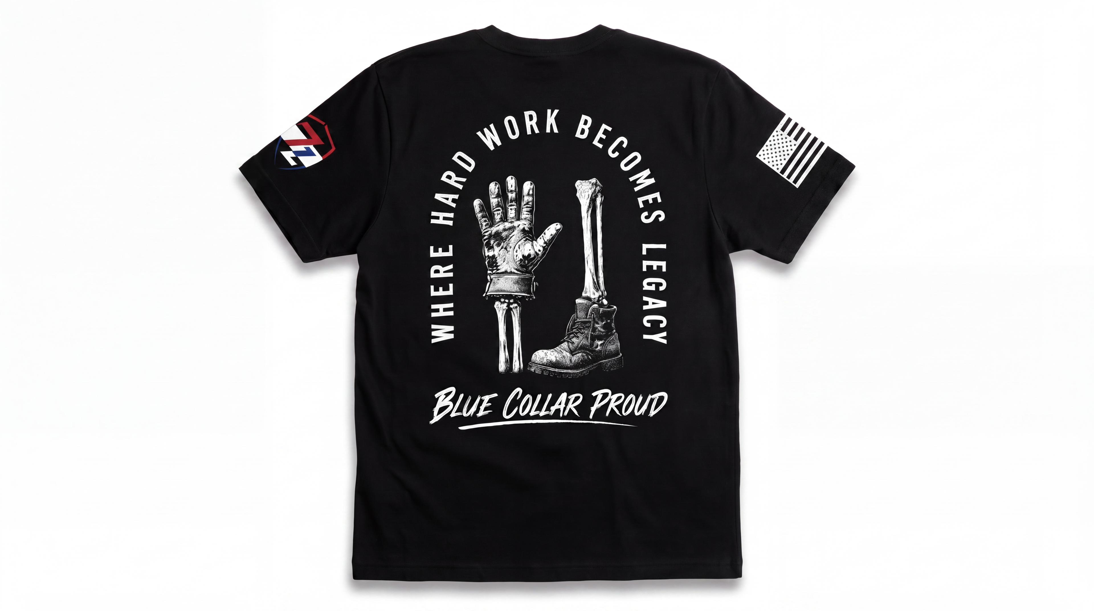 Work Hard Rest Easy Shirt - Back